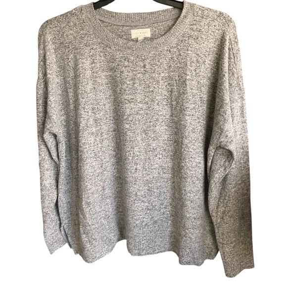 Lucky Brand Sweaters - LUCKY BRAND gray lightweight uber soft oversized boxy sweater sz XL fits XXL
